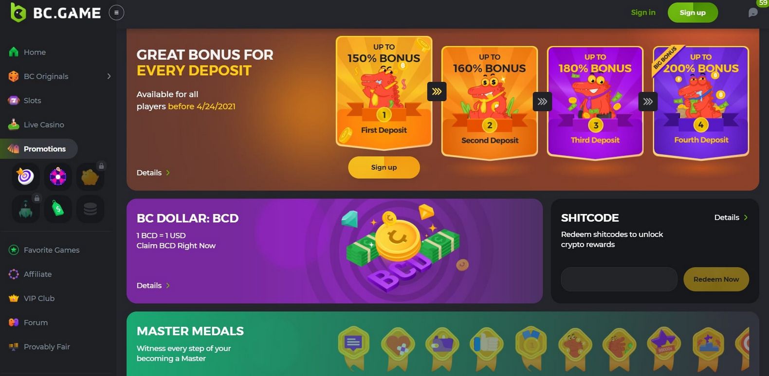 Bitcasino Review