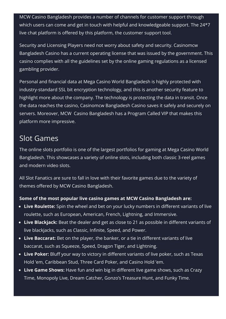 মেগা ক্যাসিনো গ্লোব অনলাইন ভিডিও গেম প্ল্যাটফর্মের ভূমিকা মেগা ক্যাসিনো গ্লোব অনলাইন ভিডিও গেম প্ল্যাটফর্মের ভূমিকা