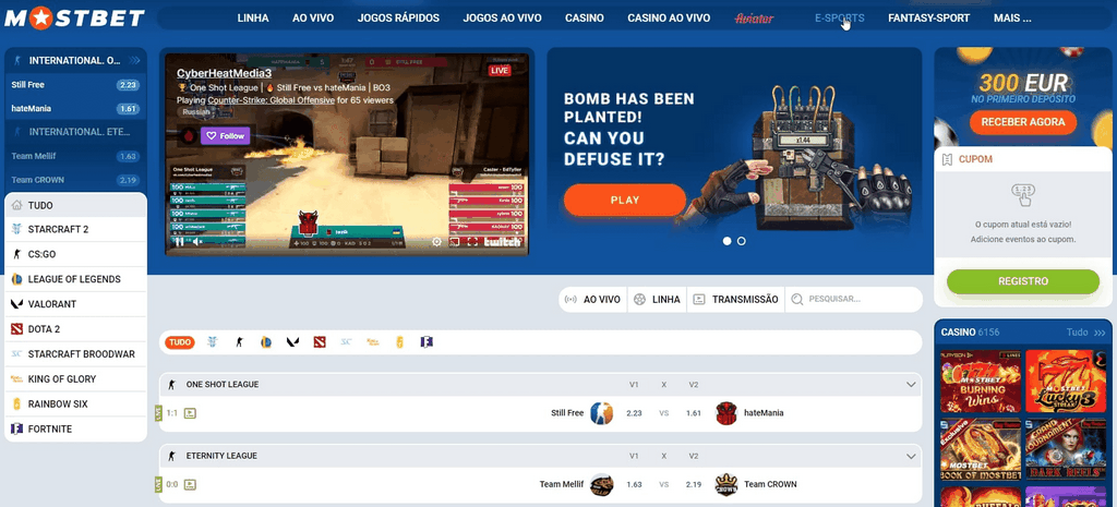 Сайт казино Mostbet и азартные игры в режиме реального времени